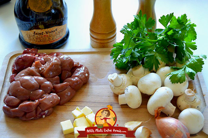 Rognons De Veau En Persillade