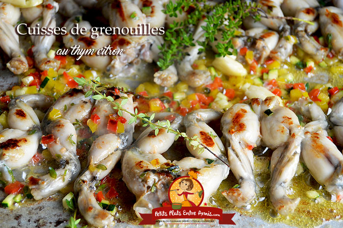 Cuisses de grenouilles au thym citron