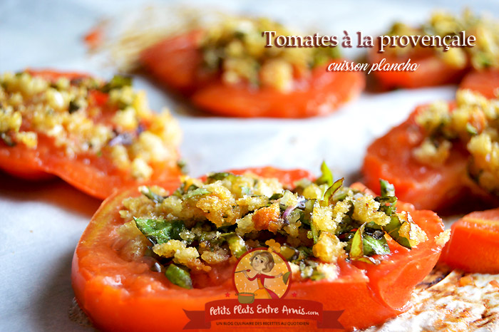 Tomates à la provençale – cuisson plancha