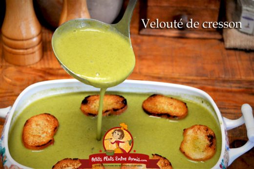 Recette du velouté de cresson