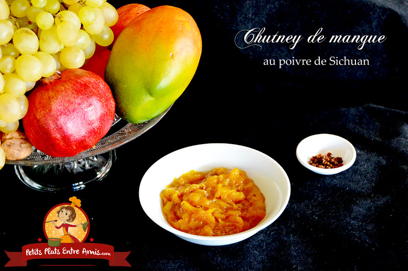 Chutney de mangue au poivre de Sichuan 