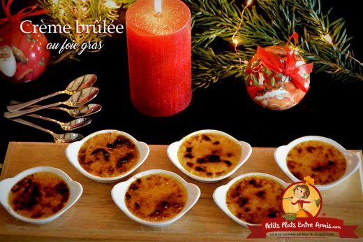 Recette de crème brûlée au foie gras