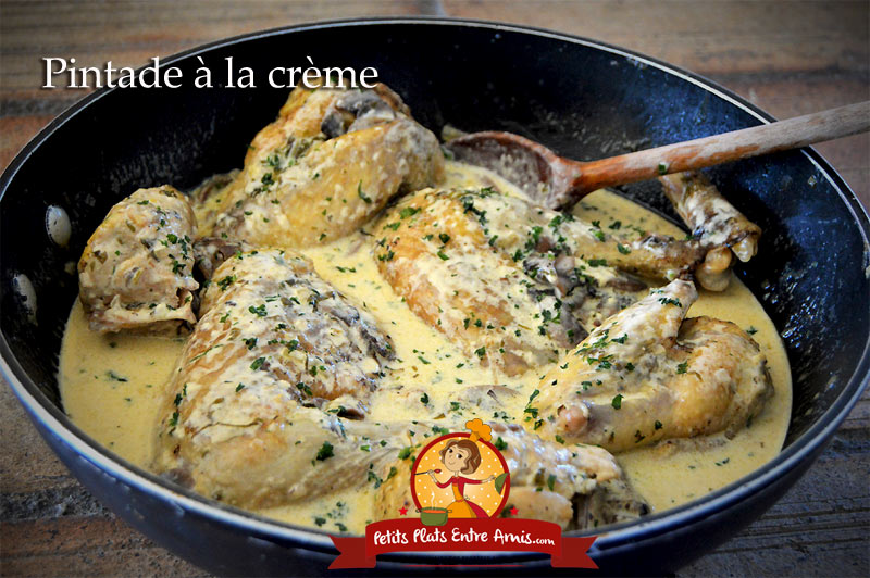 Pintade A La Creme Petits Plats Entre Amis