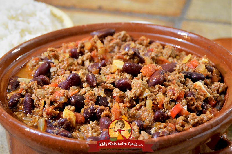 Recette de chili con carne