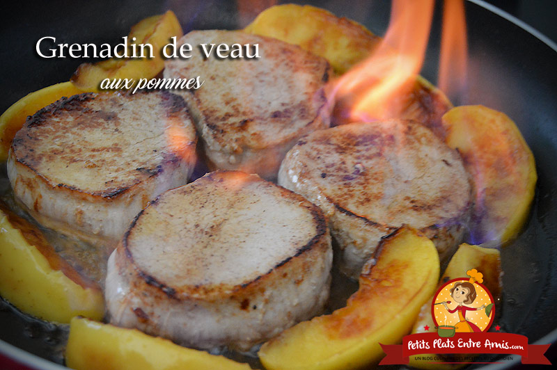 Grenadin de veau aux pommes