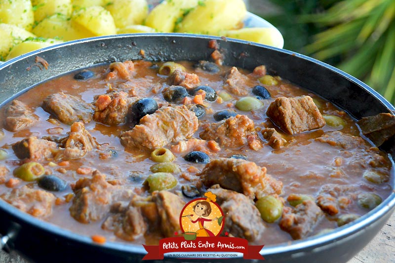 Recette de daube de boeuf aux olives