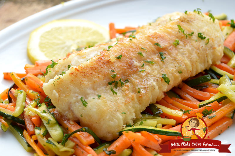 Filet De Poisson Poele Et Julienne De Legumes Petits Plats Entre