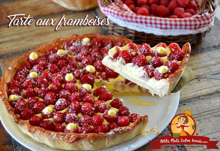 Tarte aux framboises