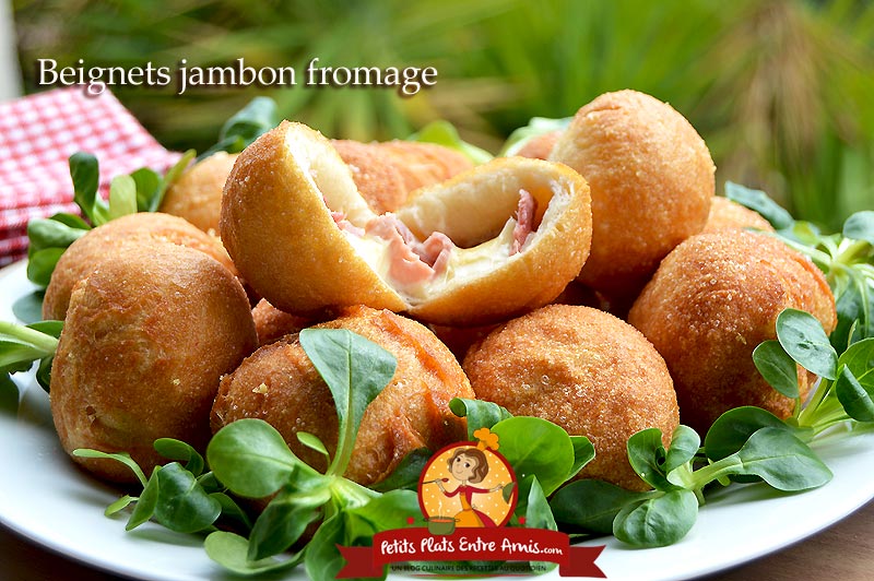 Beignets jambon fromage