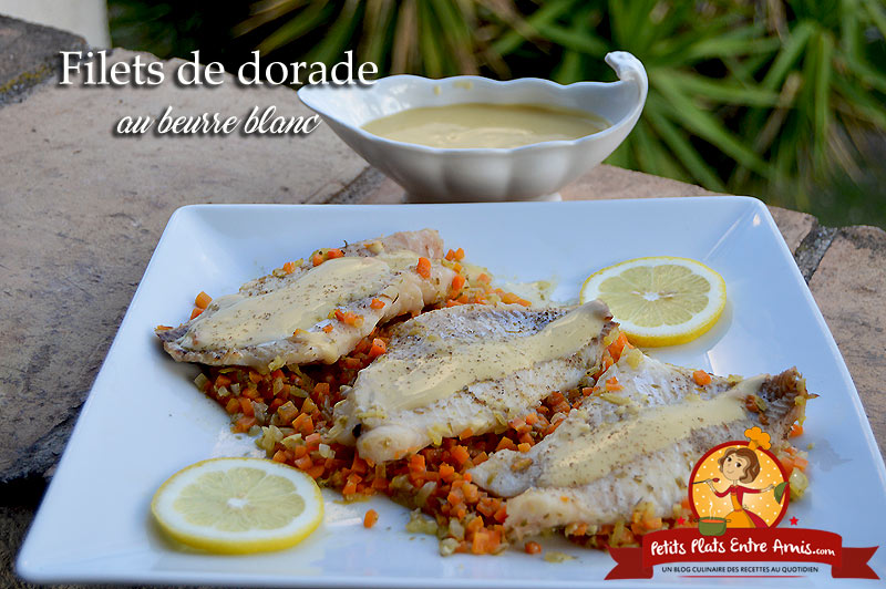 Filets de dorade au beurre blanc