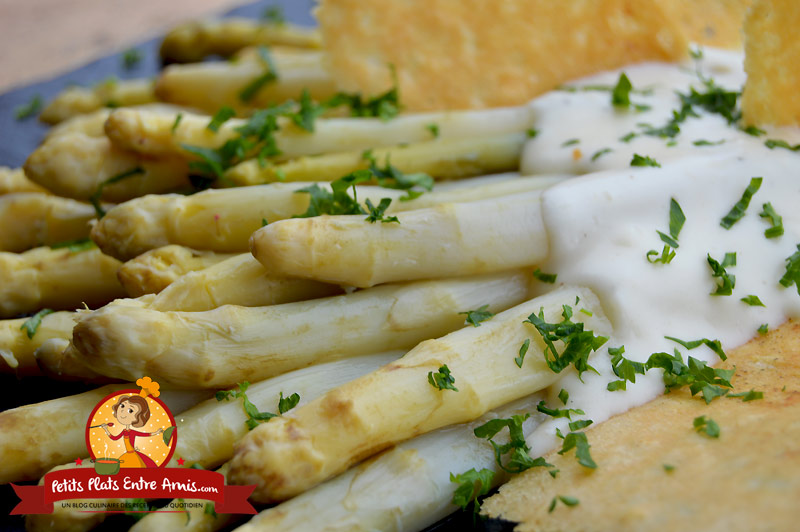 Recette d'asperges au parmesan