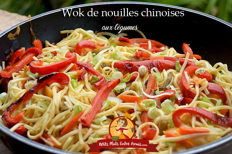 Recette de nouilles Singapour - Hop dans le Wok