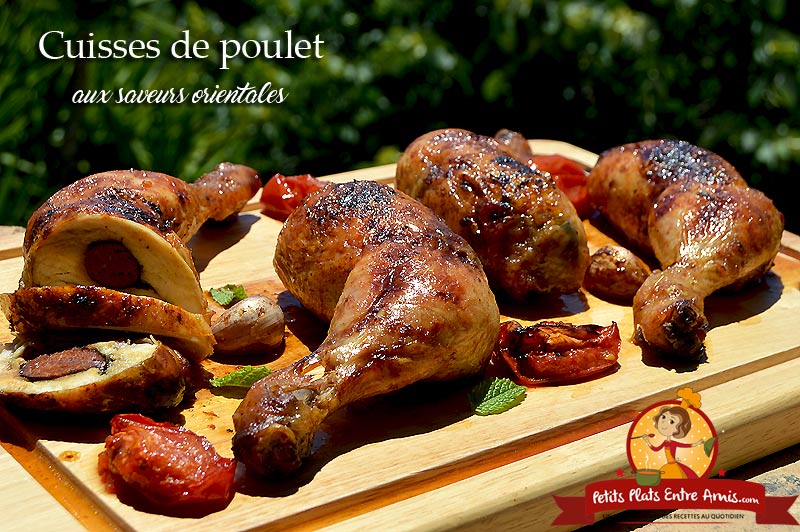 Cuisses de poulet aux saveurs orientales