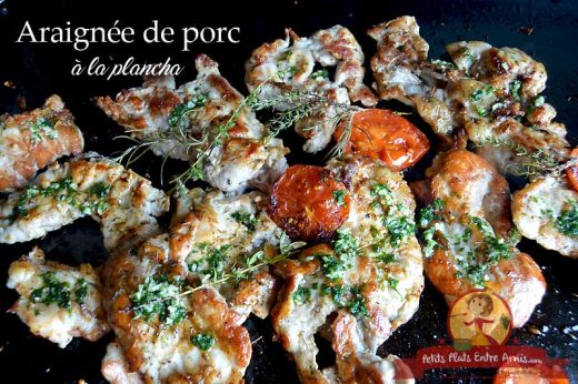 Araignée de porc à la plancha