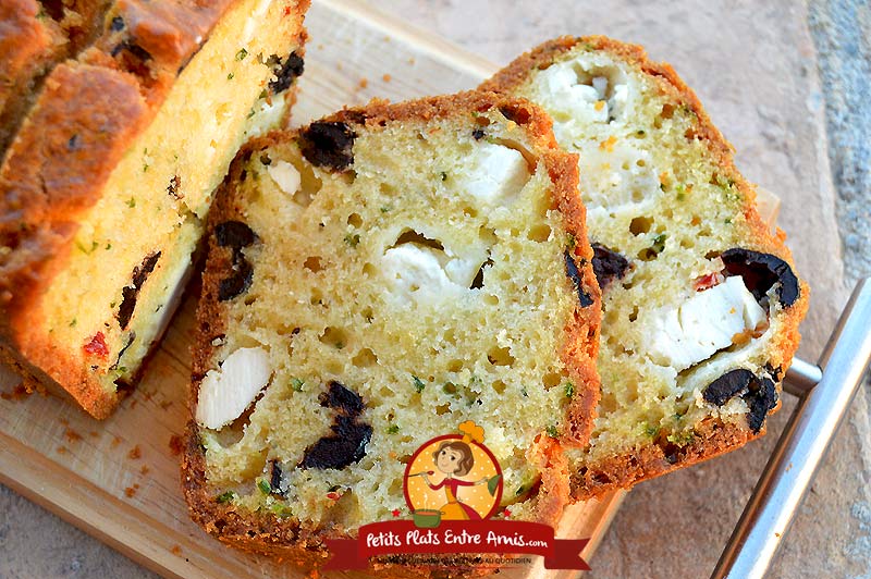 Recette de cake aux olives et feta