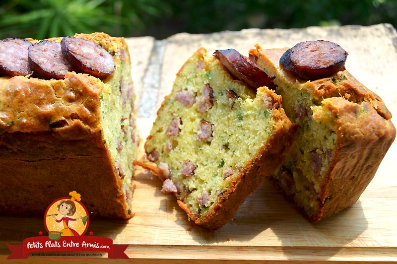 Recette de cake aux saucisses de Toulouse