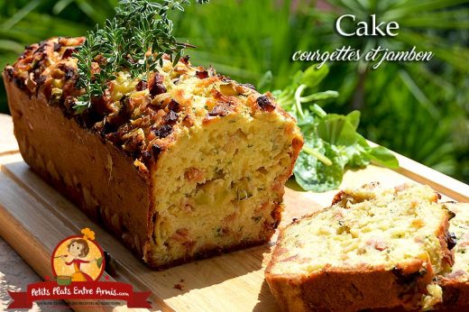 Cake courgettes et jambon