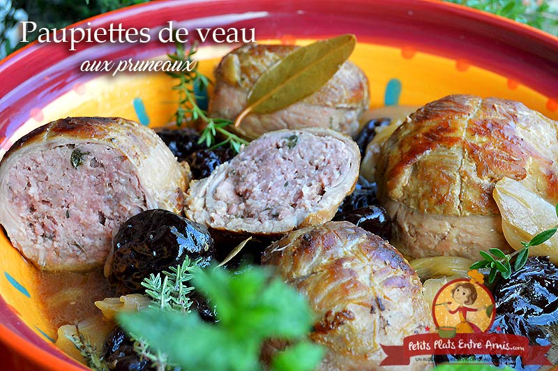 Paupiettes de veau aux pruneaux