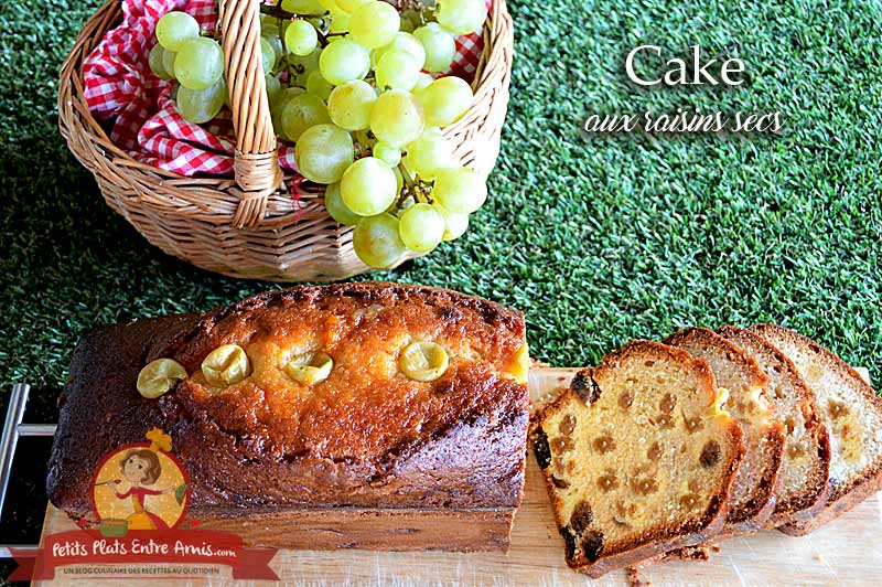 Cake aux raisins secs