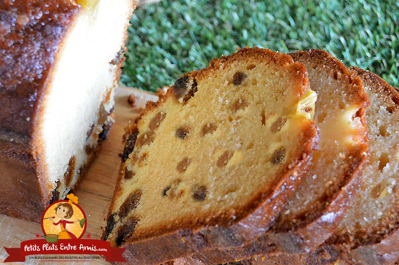 Recette de cake aux raisins secs