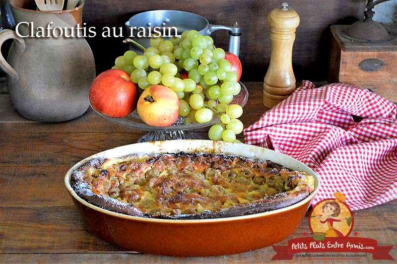 Clafoutis au raisin