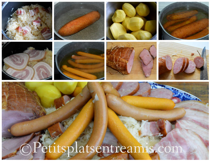 Cuisson choucroute garnie alsacienne