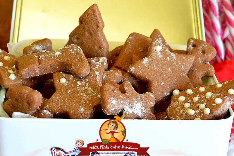 Sablés de Noël chocolat et cannelle