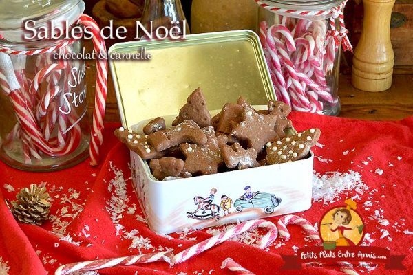 Sablés de Noël chocolat cannelle