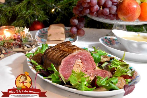 Recette de rôti de filet de boeuf au foie gras