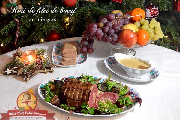 Rôti de filet de boeuf au foie gras