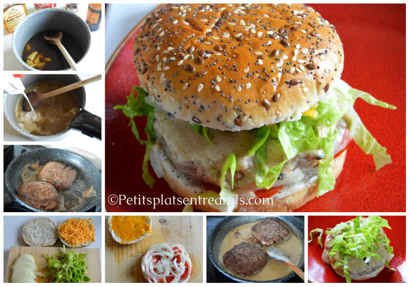 Cuisson burger sauce au poivre