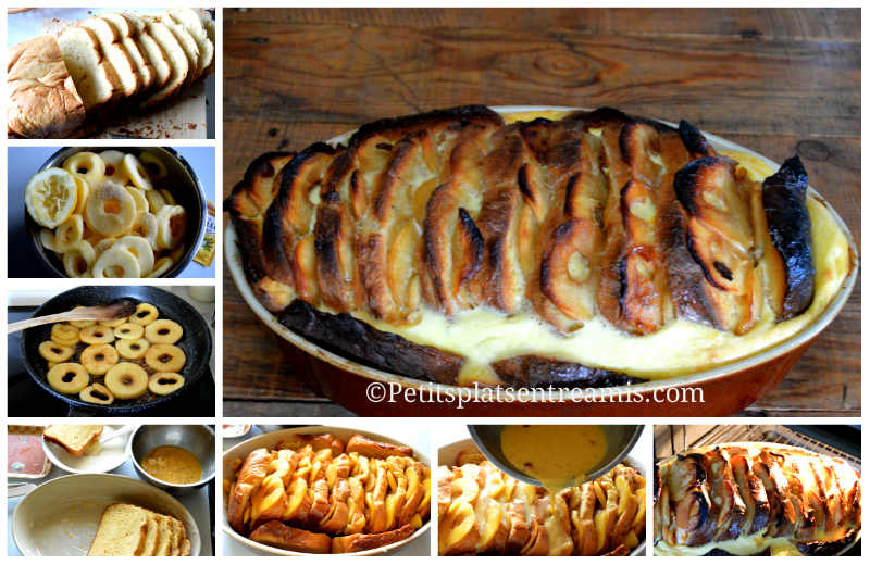 Gratin De Pain Perdu Aux Pommes Caramelisees Petits Plats Entre Amis