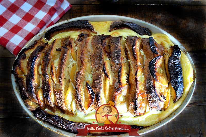 Gratin De Pain Perdu Aux Pommes Caramelisees Petits Plats Entre Amis