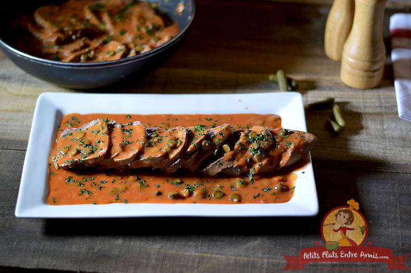 Langue de boeuf sauce piquante la recette