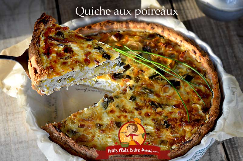 Quiche aux poireaux