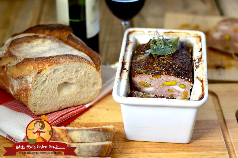 Terrine de lapin aux pistaches la recette