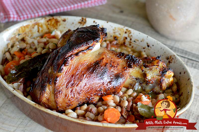 Recette jarret de porc aux haricots blancs