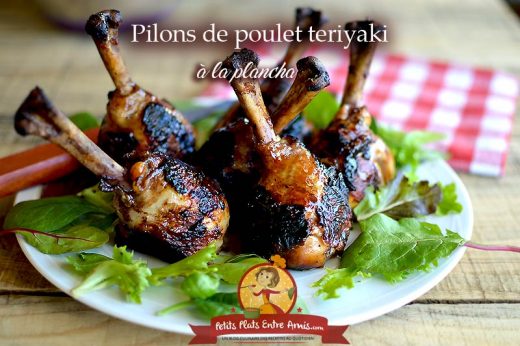 Pilons de poulet teriyaki à la plancha