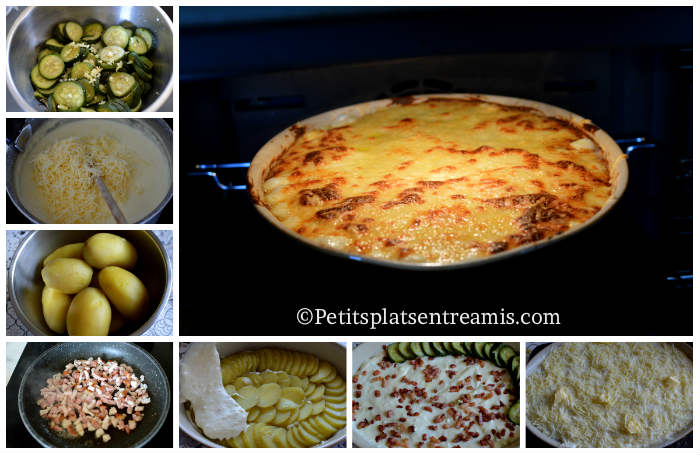 Cuisson gratin de courgettes et pommes de terre