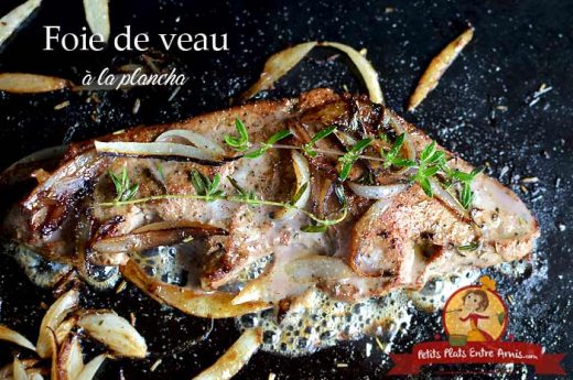 Foie de veau à la plancha