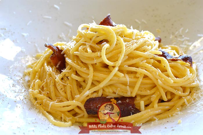 Recette pâtes à la carbonara la recette italienne