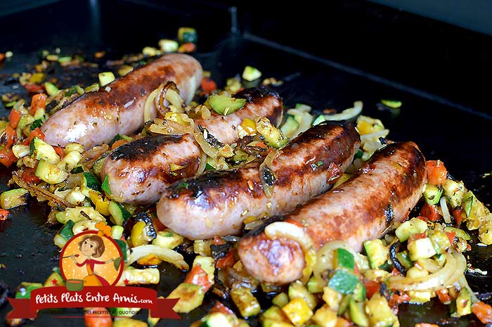 Saucisses de Toulouse grillées et petits légumes | Petits Plats Entre Amis