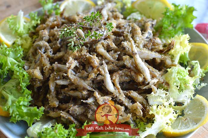 Recette friture de petits poissons