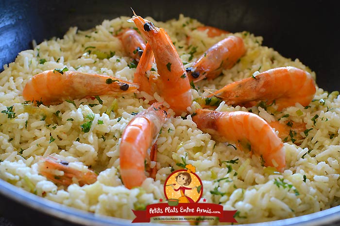 Riz frit aux crevettes la recette