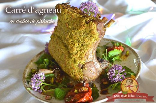 Carré d'agneau en croûte de pistaches