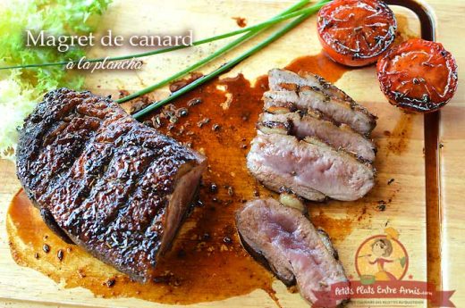 Magret de canard à la plancha