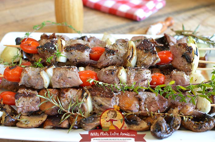 Recette brochettes de tende de tranche