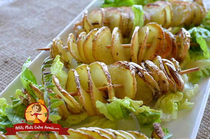 Recette spirale de pomme de terre