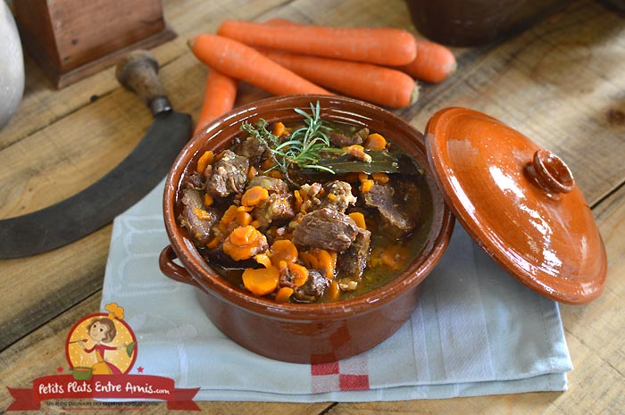 Boeuf carottes la recette