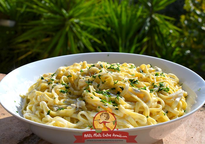 Fettuccine au gorgonzola la recette